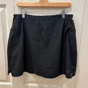 Elegant Black A-Line Skirt